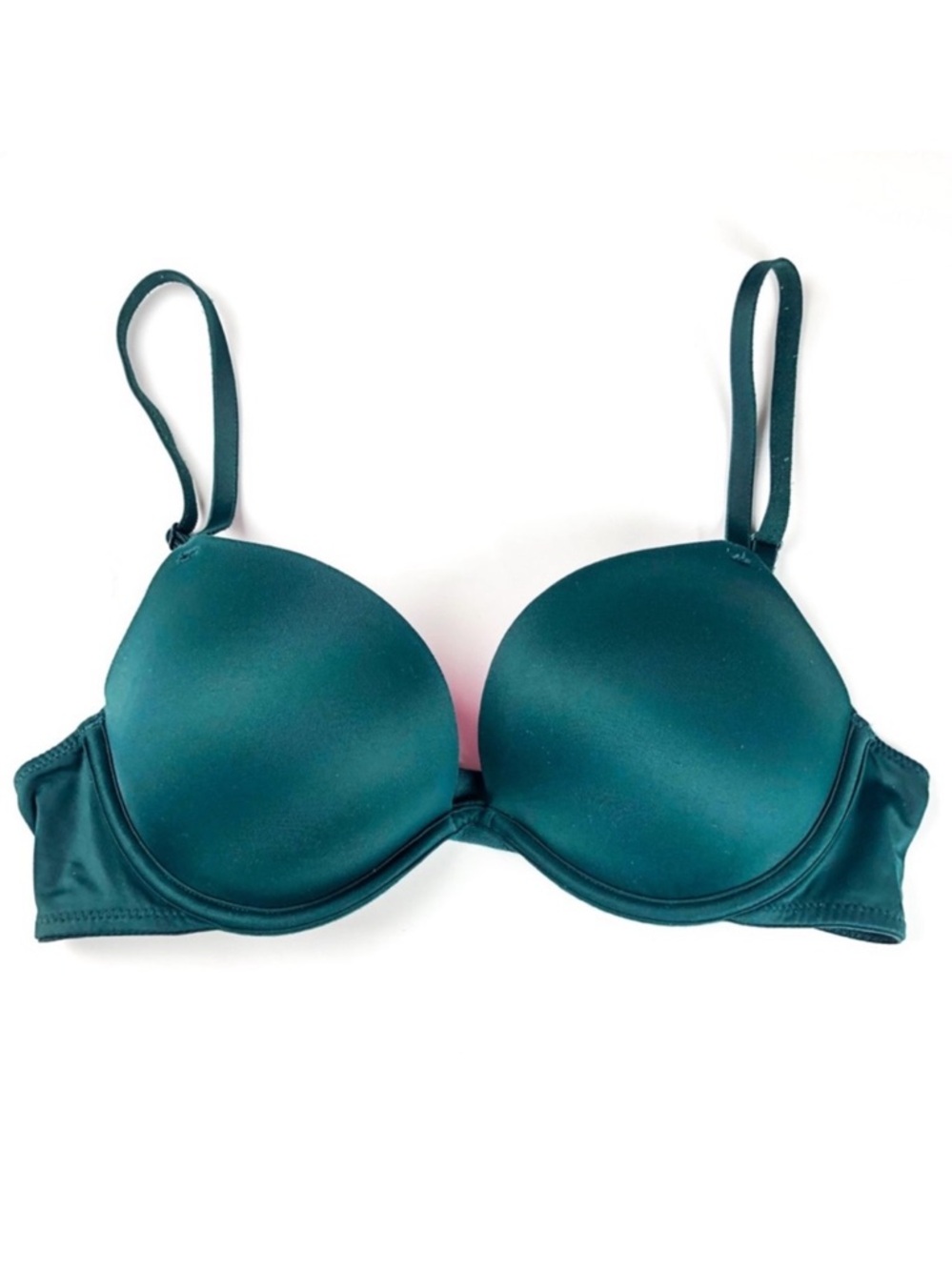 Victoria’s Secret Wear Everywhere Super Push Up Bra Green 36D